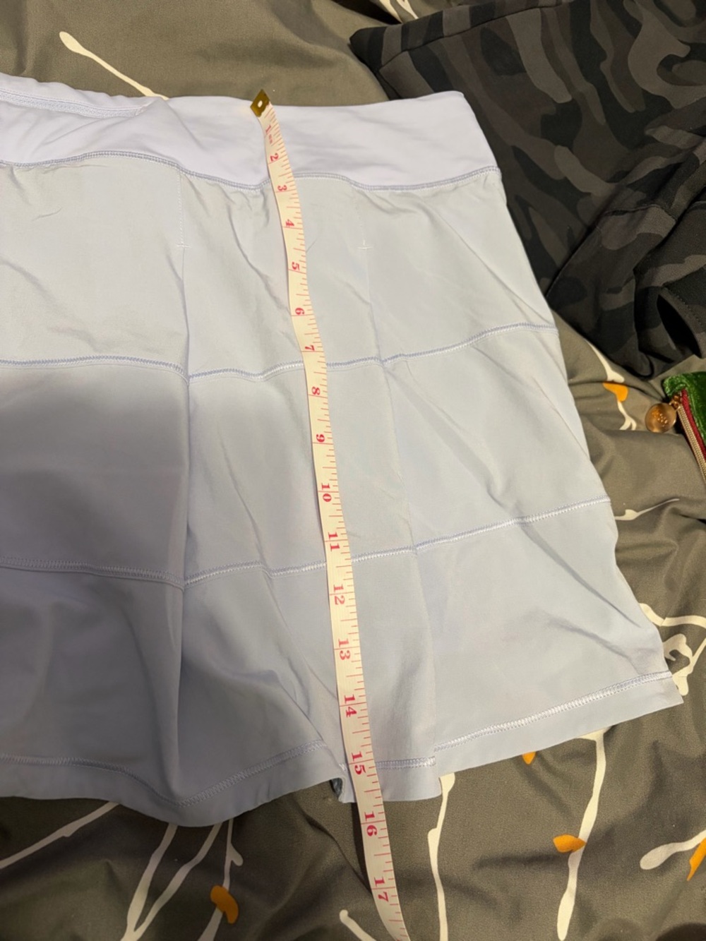 Lululemon Pace Rival Mid-Rise Skirt Long Pastel Blue Size 20 - Picture 11 of 12